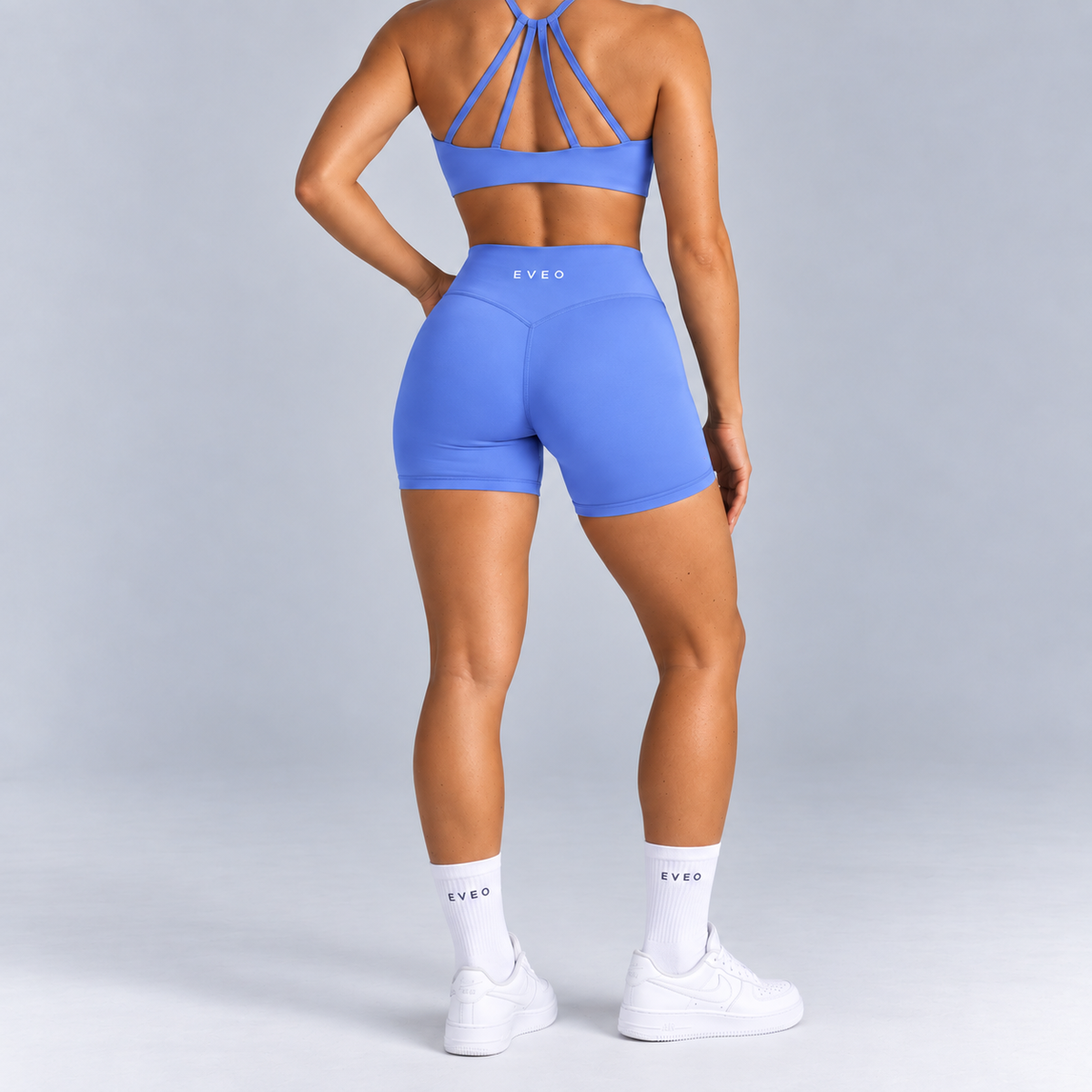 MotionSculpt™ High-Rise Shorts 6" Clear Blue