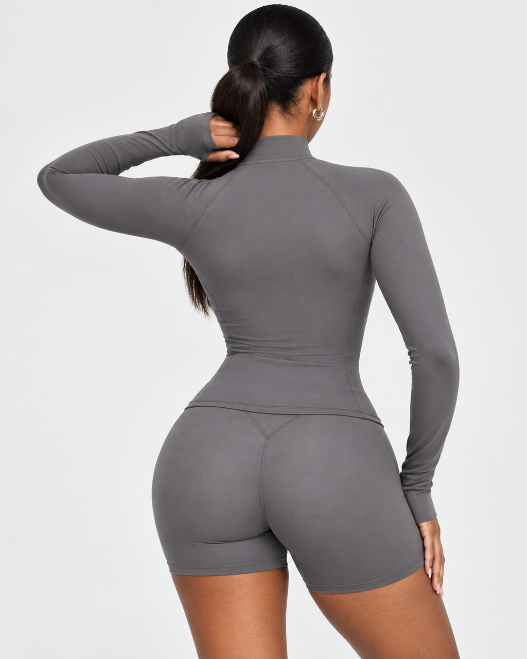 EVEO Sculpt Zip Jacket Black
