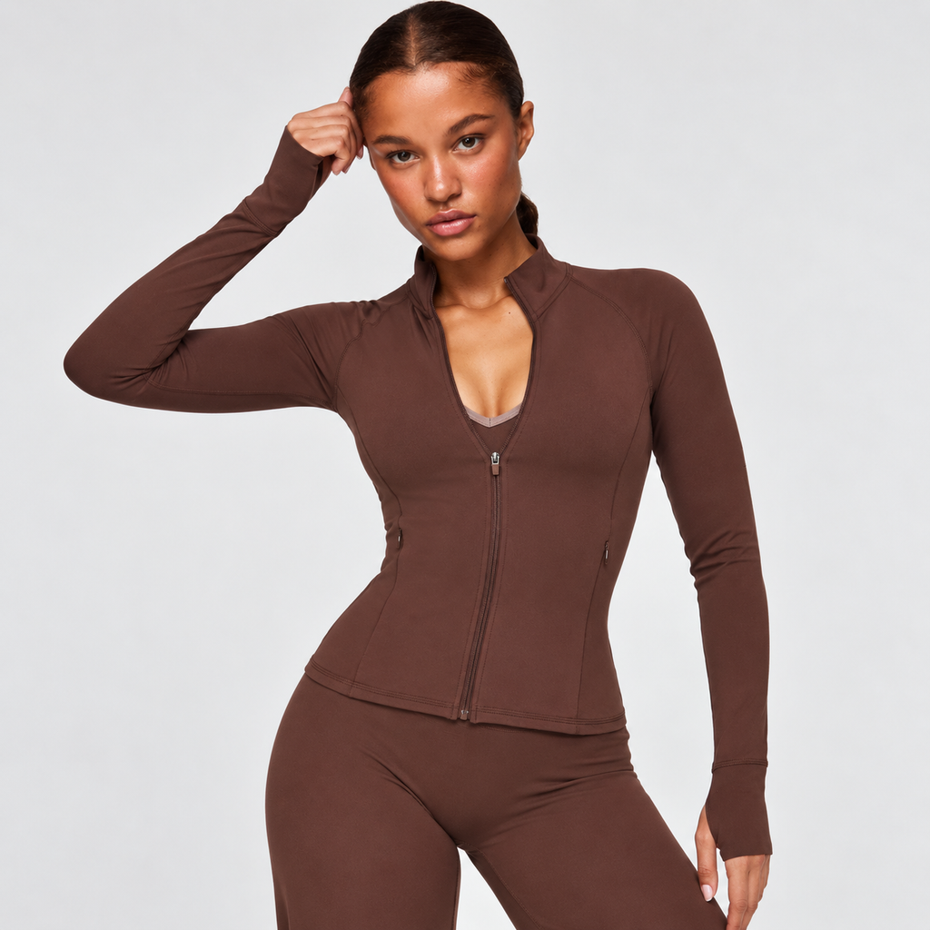 EVEO Sculpt Zip Jacket Black