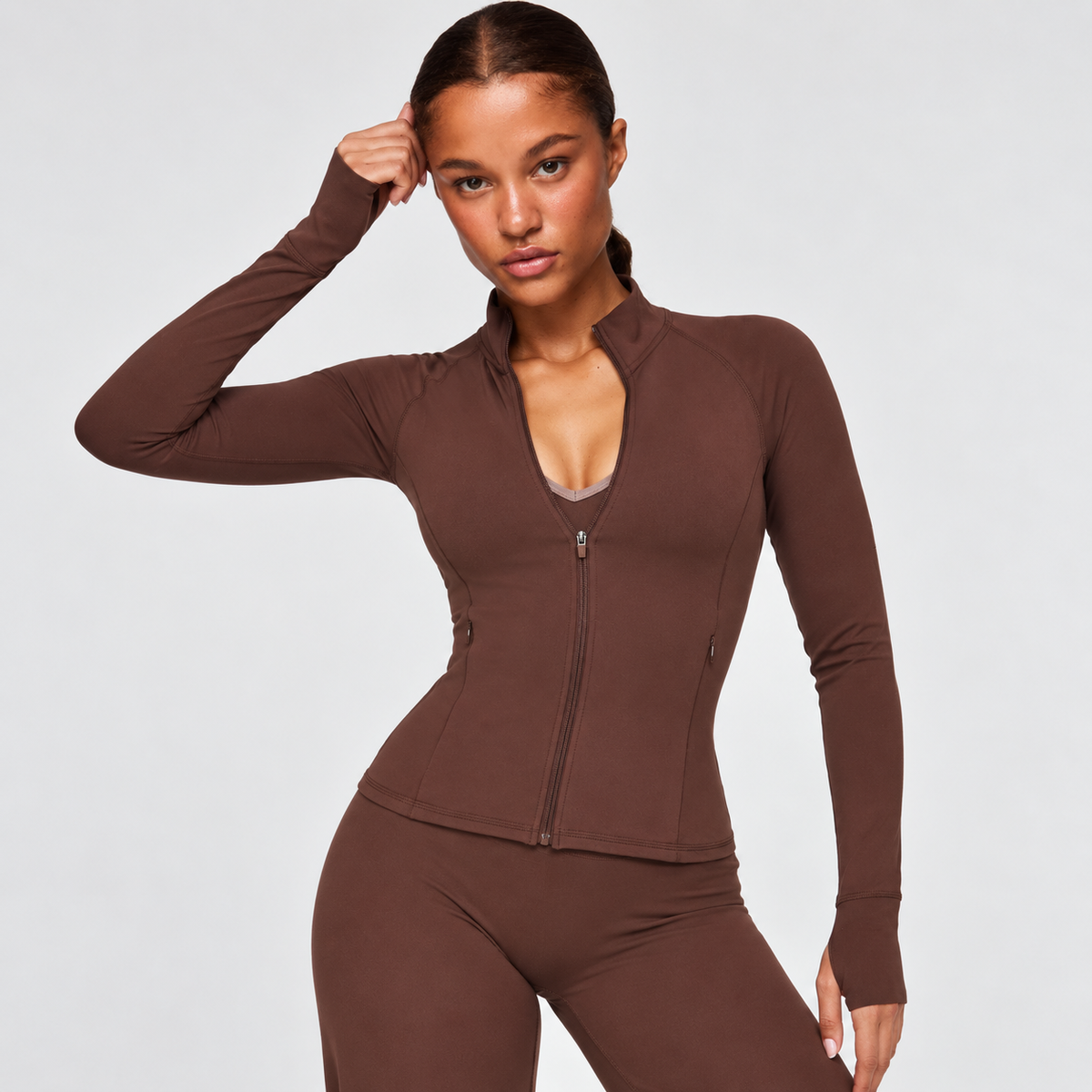 EVEO Sculpt Zip Jacket Black